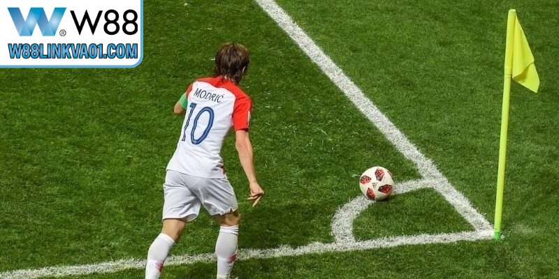 Kèo góc W88 là dự đoán số lượng quả đá phạt ở góc sân trong một trận đấu