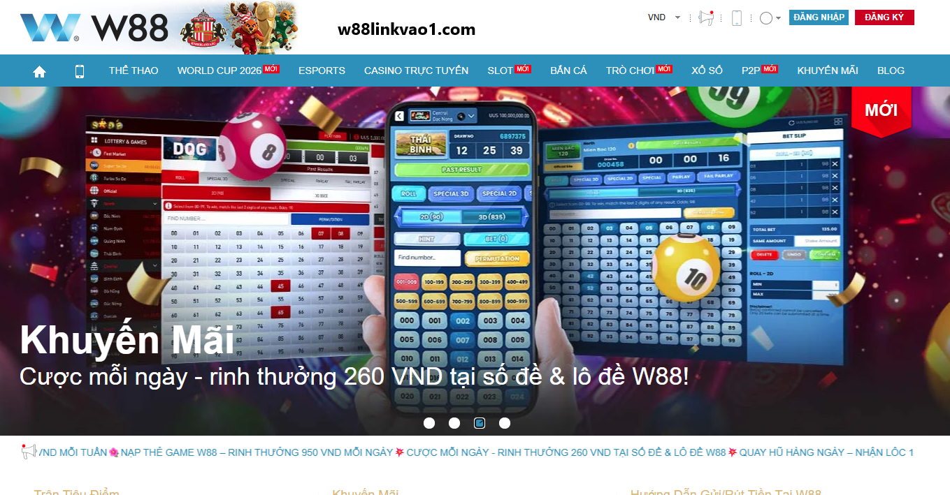 W88 chinh phục cộng đồng bet thủ nhờ những ưu điểm vượt trội